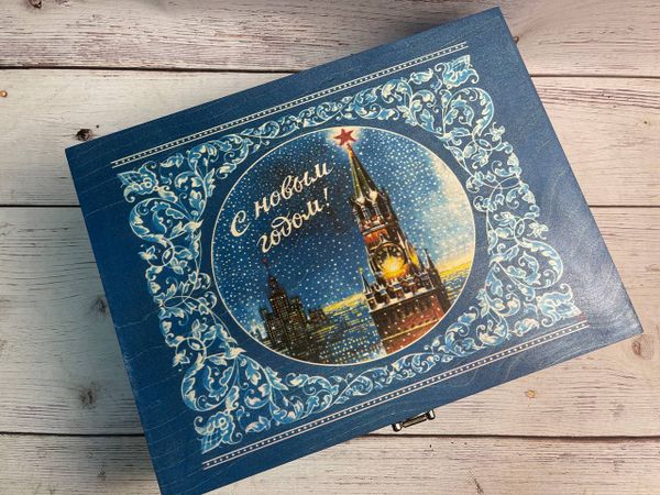 Шкатулка со звуком курантов. Новинка!