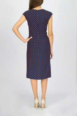 Платье женское 1752оп, розовый ромб #184РР051752оп