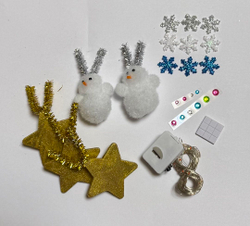 Новогодняя гирлянда своими руками "Новогодний венок"