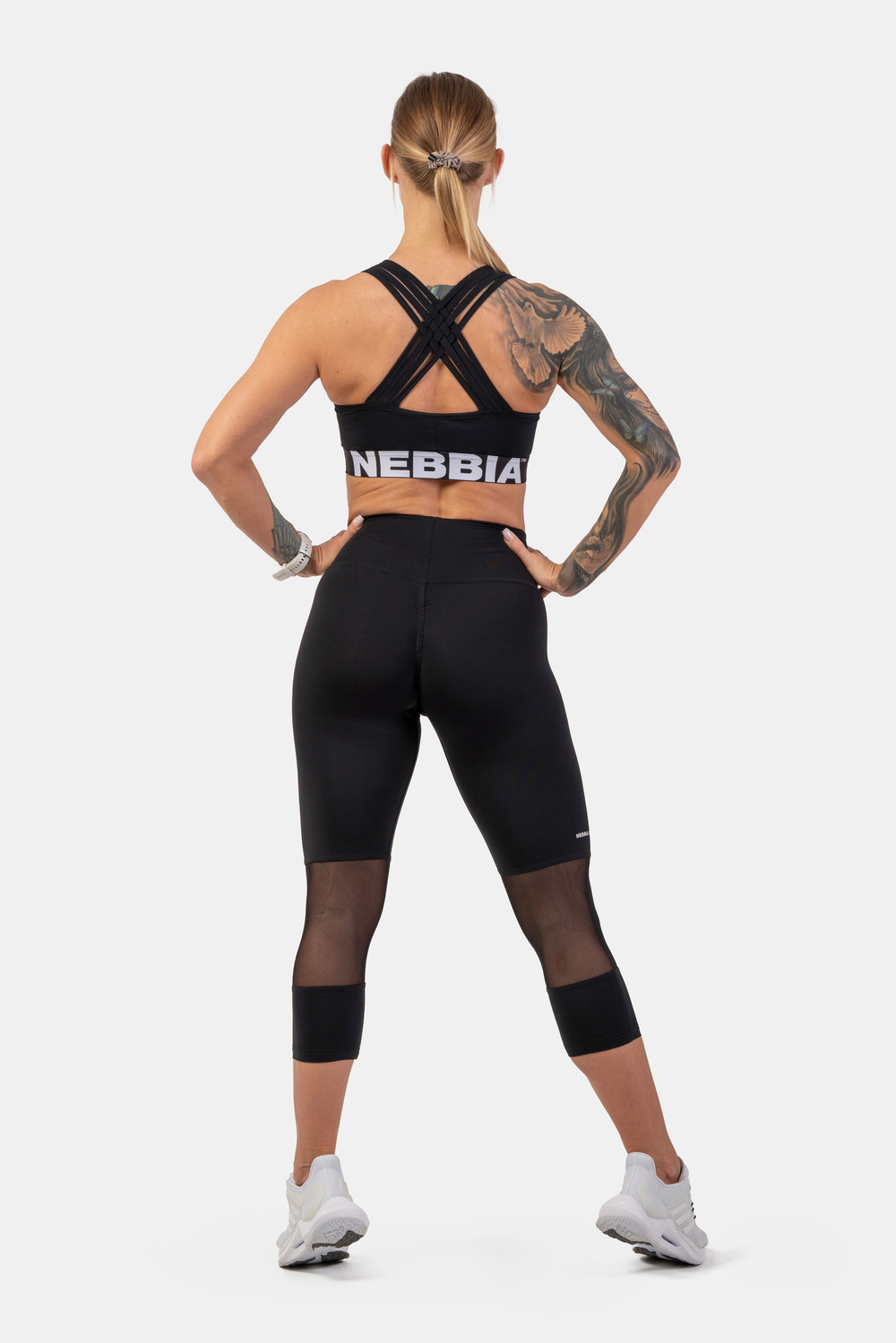 Топ MEDIUM IMPACT CROSS BACK SPORTS BRA 410 Черный