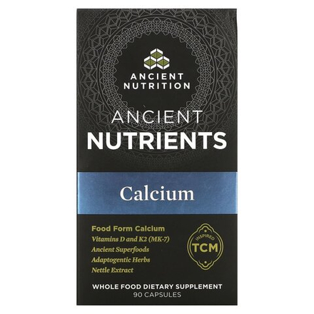 Dr. Axe / Ancient Nutrition, Кальций, 90 капсул