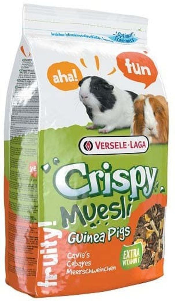 VERSELE-LAGA 400г корм для морских свинок Crispy Muesli Guinea Pigs с витамином С