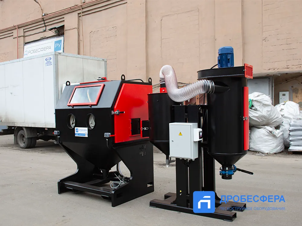 Пескоструйная камера PST КСО-115-И-ФВР-М с боковой загрузкой