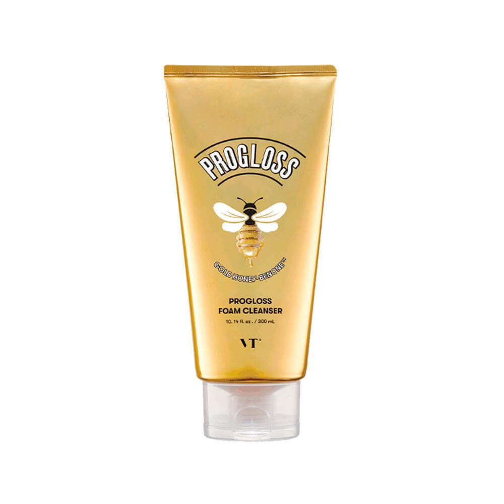 Очищающая пенка для умывания с медом и золотом | VT Cosmetics Progloss Foam Cleanser 300ml