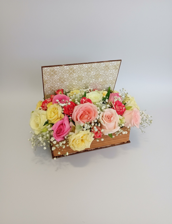 Цветы в книге Секрет