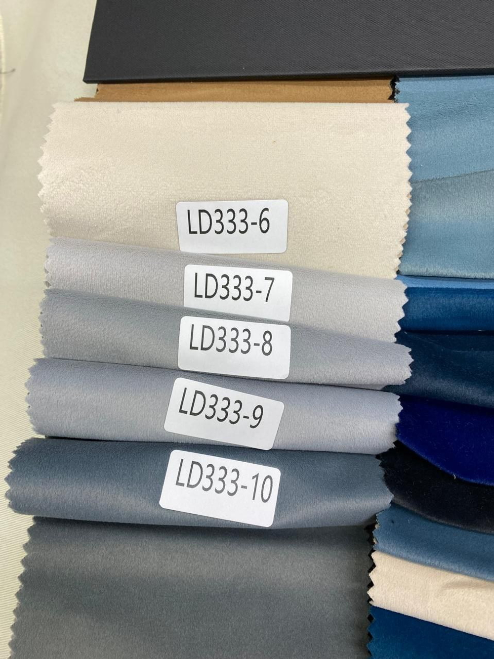 Портьерная ткань бархат LD 333 (высота 280 см, Китай)