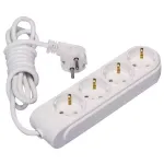 Удлинитель 4 гнезда 3 метра с заземляющими контактам Makel (код. 868207)