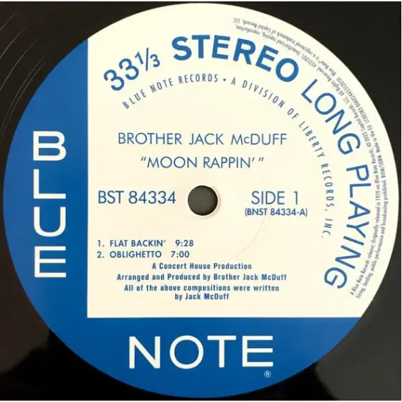 Brother Jack McDuff – Moon Rappin LP