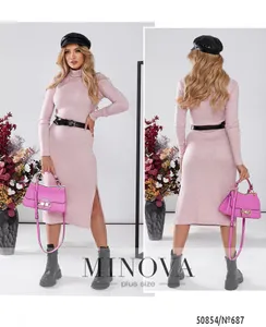 Платье 687-пудра Minova