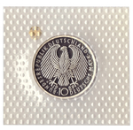 10 марок 1989 год (G) 40 лет ФРГ, Германия. PROOF в родной запайке
