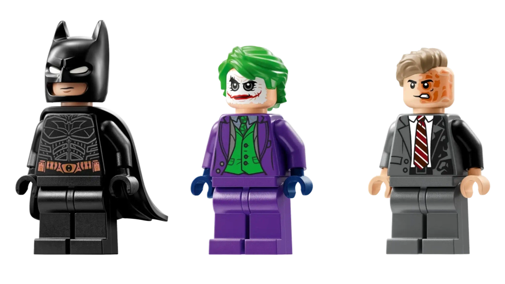 Конструктор LEGO Batman 76303 Бэтмен против Двуликого и Джокера