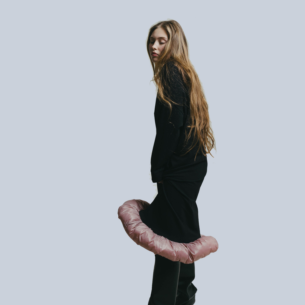 Платье Women Thumbelina Dress with Long Sleeves Middle, Black and Pink