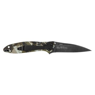 Нож KERSHAW 1660KC Leek Kings Camo с клинком из стали Sandvik 14C28N, рукоять Алюминиевый сплав (6061 T-6)