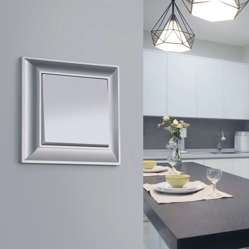 Рамка на 1 пост Fiore (серебряный) W0012206