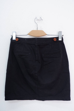 Юбка Zara черная короткая 42 размер