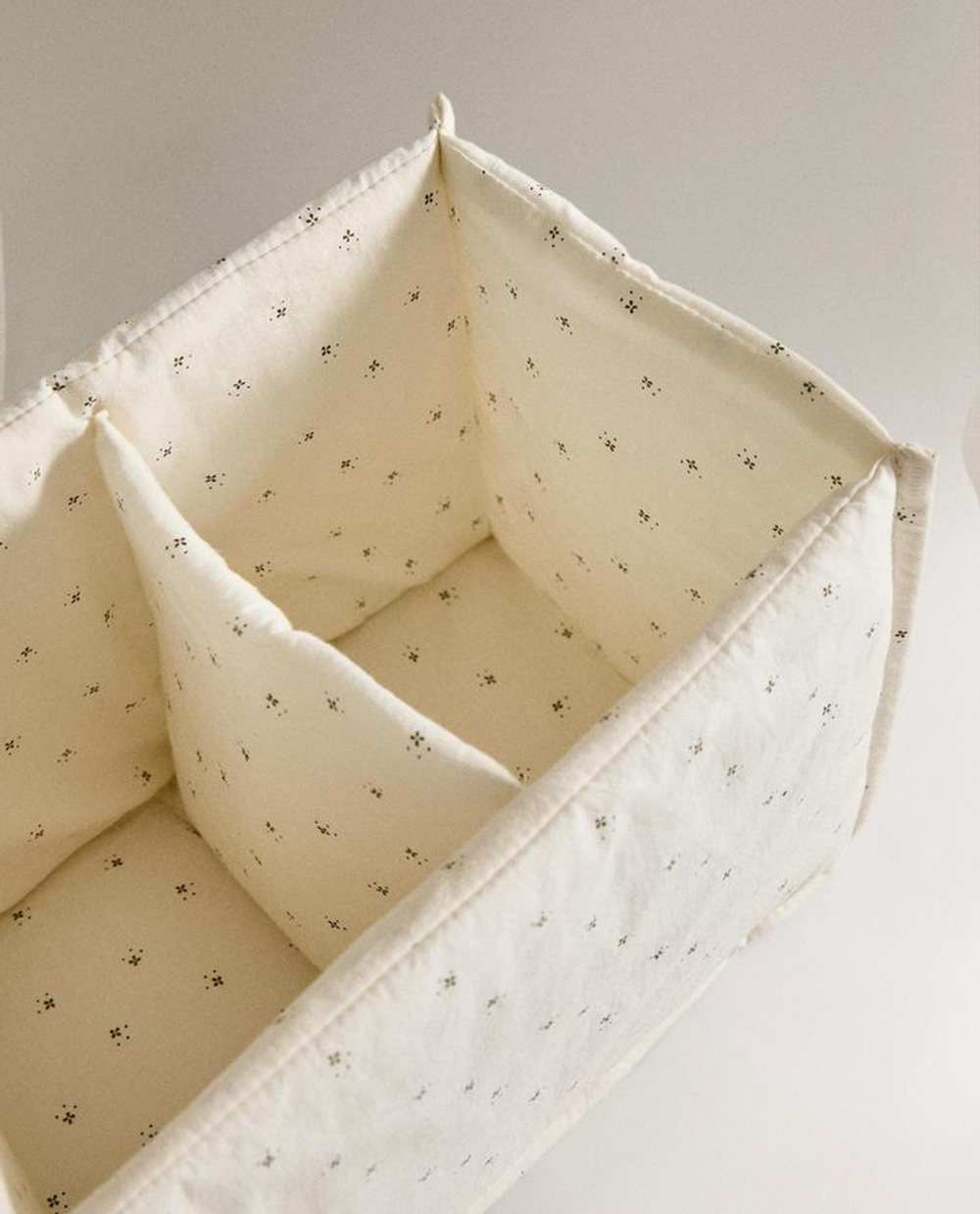 ZARA HOME ДЕТСКИЙ ХЛОПКОВЫЙ ОРГАНАЙЗЕР ДЛЯ ХРАНЕНИЯ, ЗЕЛЕНЫЙ