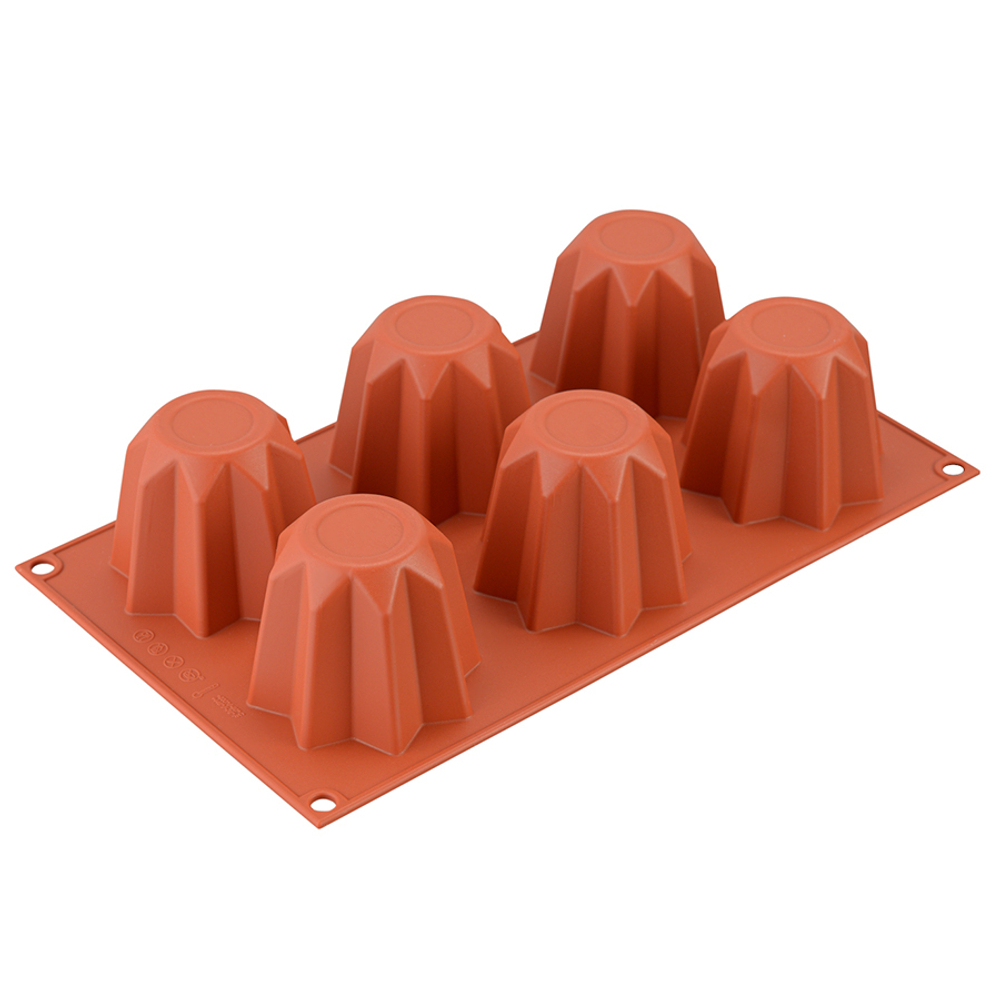 Форма силиконовая для приготовления кексов mini pandoro, 34х18 см