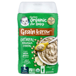 Gerber, Organic for Baby, Grain & Grow ™, 2nd Foods, овсянка и банан, 227 г (8 унций)