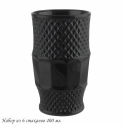 Lenardi 583-007 Набор из 6 стаканов 400 мл в под.уп.(х4)Стекло