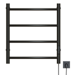 Полотенцесушитель MIXLINE CAPELLA  60х50 (таймер, 201 Вт, 4 перекладины) электрический ЧЕРНЫЙ