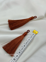 Кисточка для штор коричневая 8 см