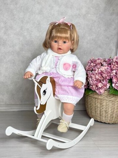 Кукла для девочки мягконабивная 62см Дульзона (8034S)