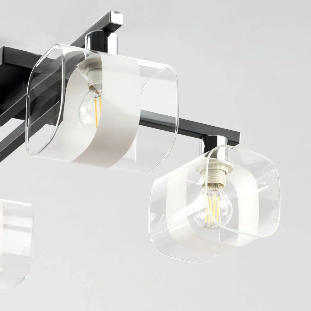 Citilux Вирта CL139145 Люстра потолочная Чёрная Матовая