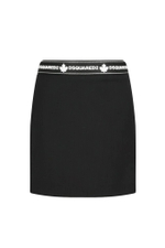 хлопковая юбка Dsquared2 - черный(DQ04CA D00XR)