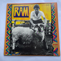 Винтажная виниловая пластинка LP Paul And Linda McCartney Ram (Япония 1971) (Без Оби)