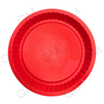 Форма для выпечки «Рифлёный круг», D=27 см (красный)