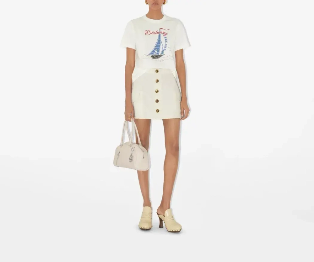 Футболка Burberry Sailboat с принтом парусника