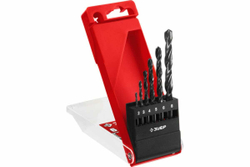 Набор сверл по металлу ЗУБР Мастер быстрорежущая сталь Р4М2, класс В, 6 шт, 2-8 мм 29605-H6