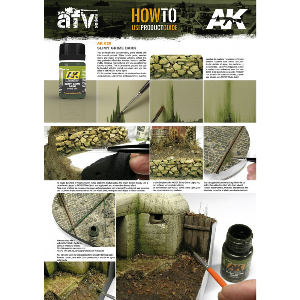 Набор красок AK Interactive Slimy and Fuel Effects Set