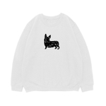 Свитшот "Корги - набросок"