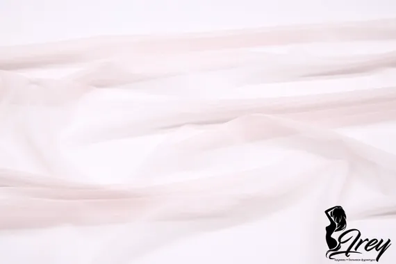 Сетка эластичная Lauma с эффектом голого тела, серебристый пион 168