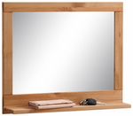 Зеркало настенное с полкой Джосси