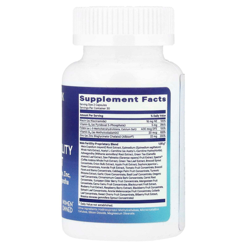 Pink Stork, Поддержка фертильности для мужчин`` 60 капсул