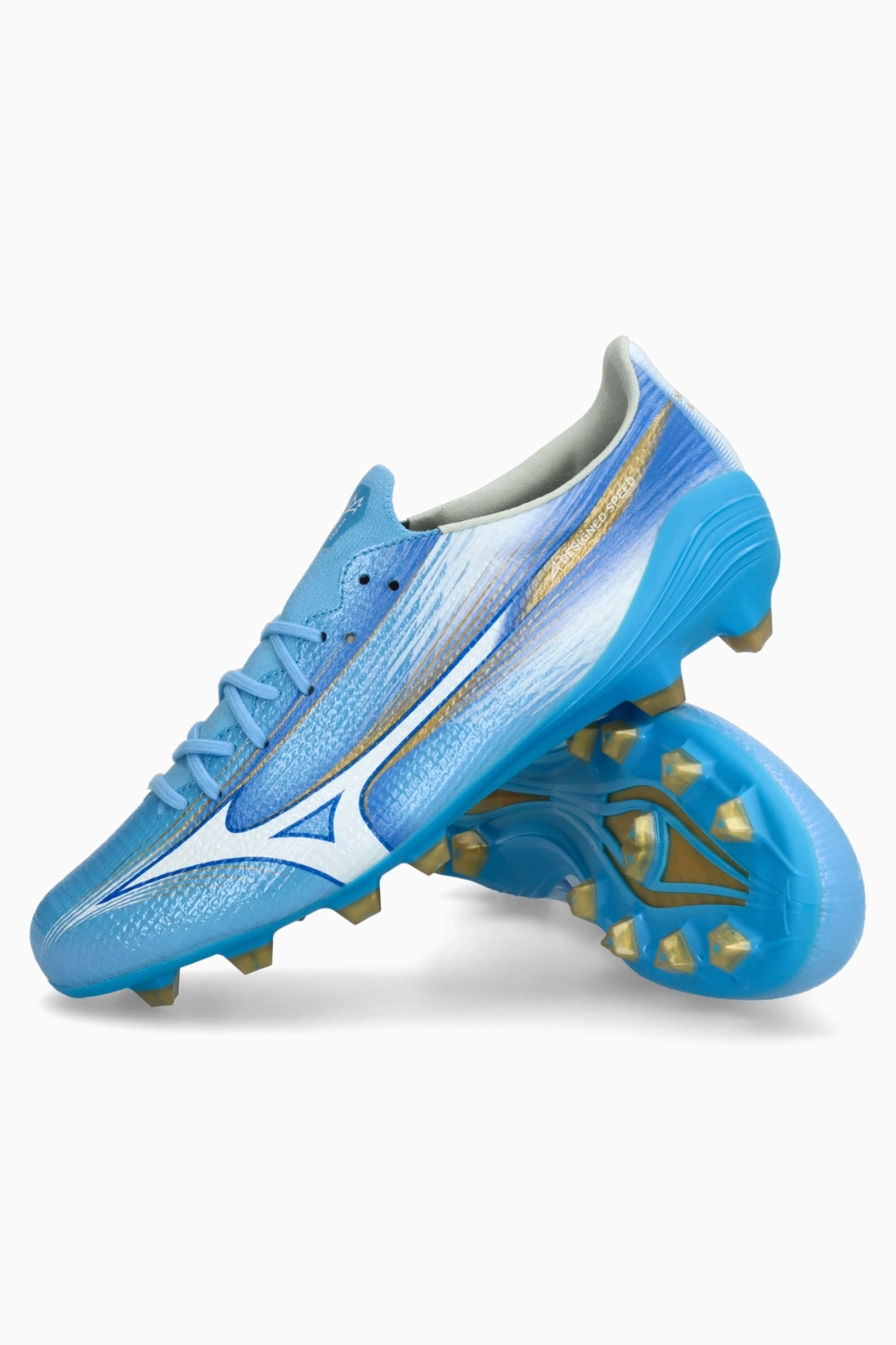 Бутсы Mizuno Alpha III Japan FG - синий