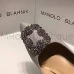 Туфли-лодочки Manolo Blahnik glitter