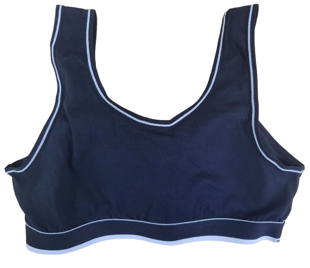 Спортивный топ Sports Bra из хлопка (Размер: M) (Цвет: белый)