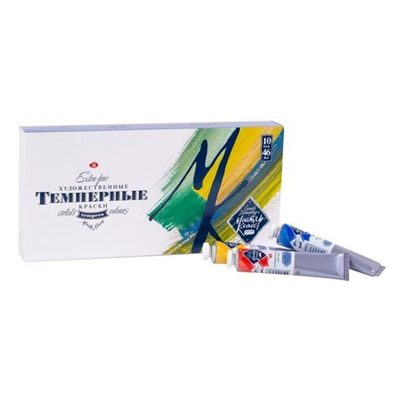 Мастер-Класс Набор темпера, картон, 10 шт х46мл