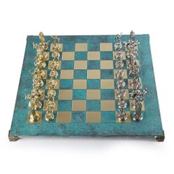 Manopoulos Шахматы сувенирные "Троянская война"