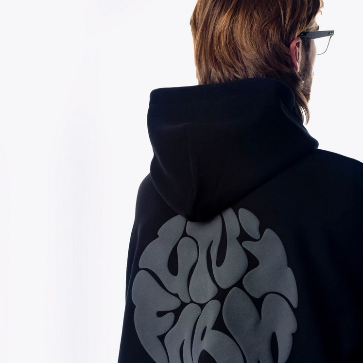 Худи UNIFORM EVERYDAY Bubble, черный, утеп.