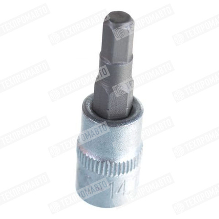 Короткая торцевая вставка с битой 1/4"H5