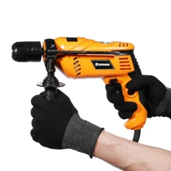 Дрель ударная электрическая ЕРМАК ДУ-780-Б, 780Вт, быстрозаж. патрон 13мм, 0-3000 об/мин, рег.скор, реверс