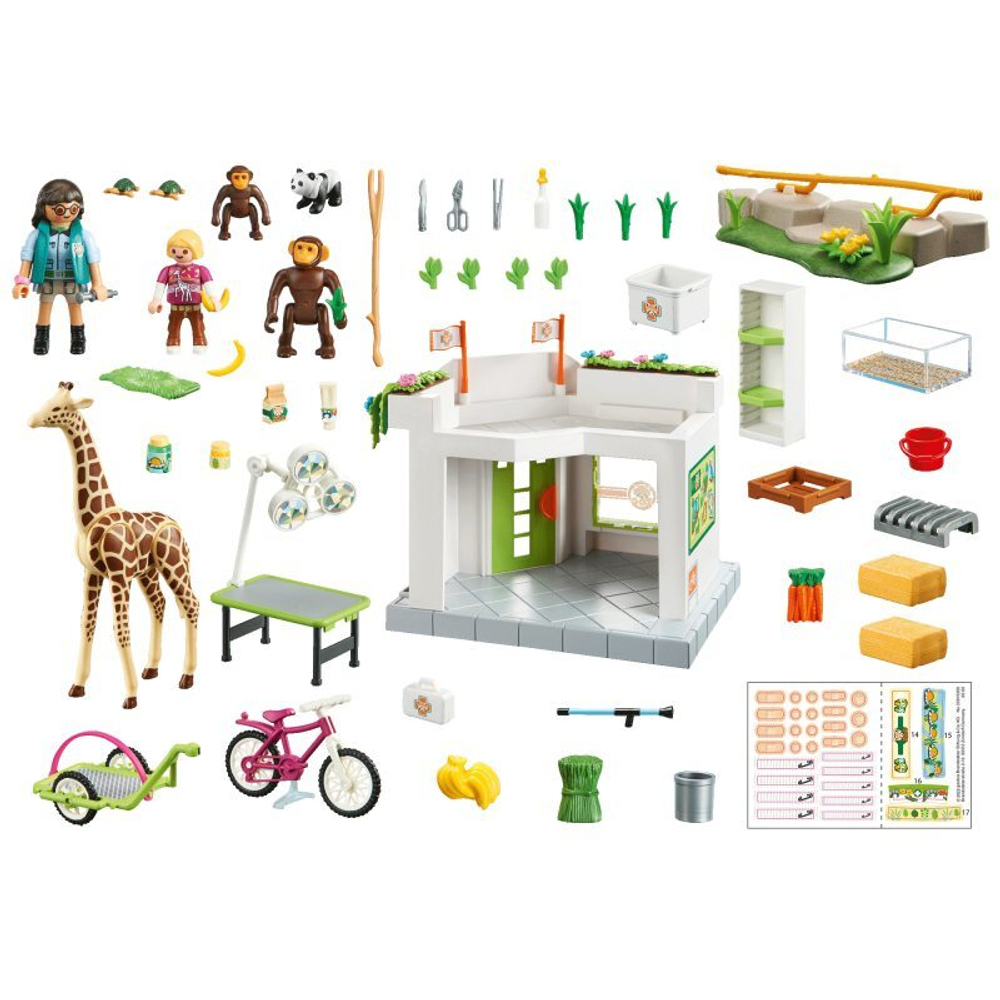 Конструктор Ветеринарная практика в зоопарке Playmobil 70900