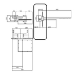 Fantini Встраиваемая часть для настенного каскада + душевой лейки 86 00 8035A