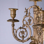 Пара антикварных канделябров
