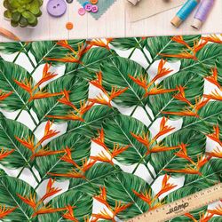 Ткань дюспо цветок стрелиция