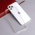 Силиконовый чехол для iPhone 12 Pro, 1 мм, 008291-1 Прозрачный